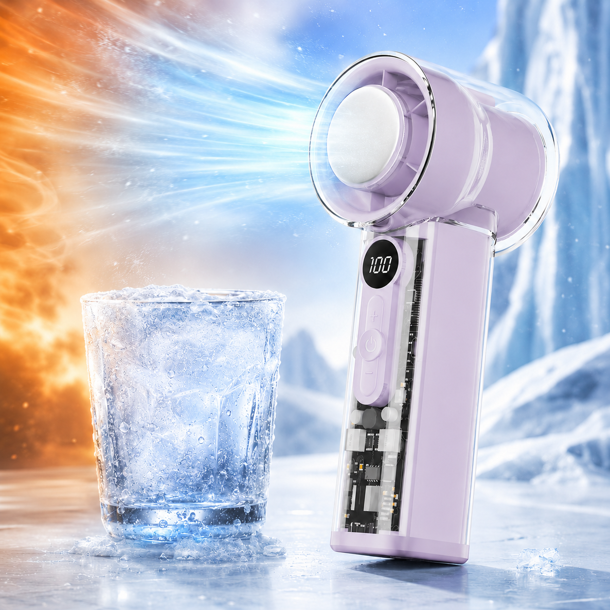🔥 Hot Sale 50% OFF + Free Shipping🔥❄️Bladeless Portable Refrigeration Fan❄️ thumbnail 8