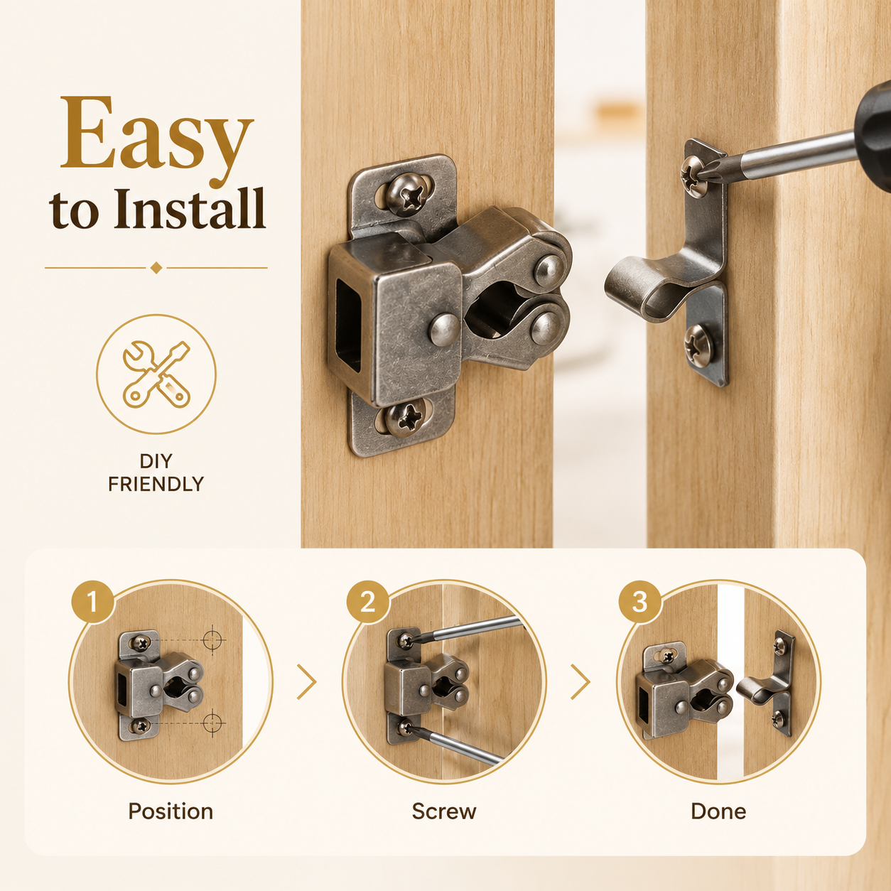 🔥💥 HOT DEAL Save Up To 70%🔩 Reliable Double Roller Catch for Everyday Use thumbnail 8