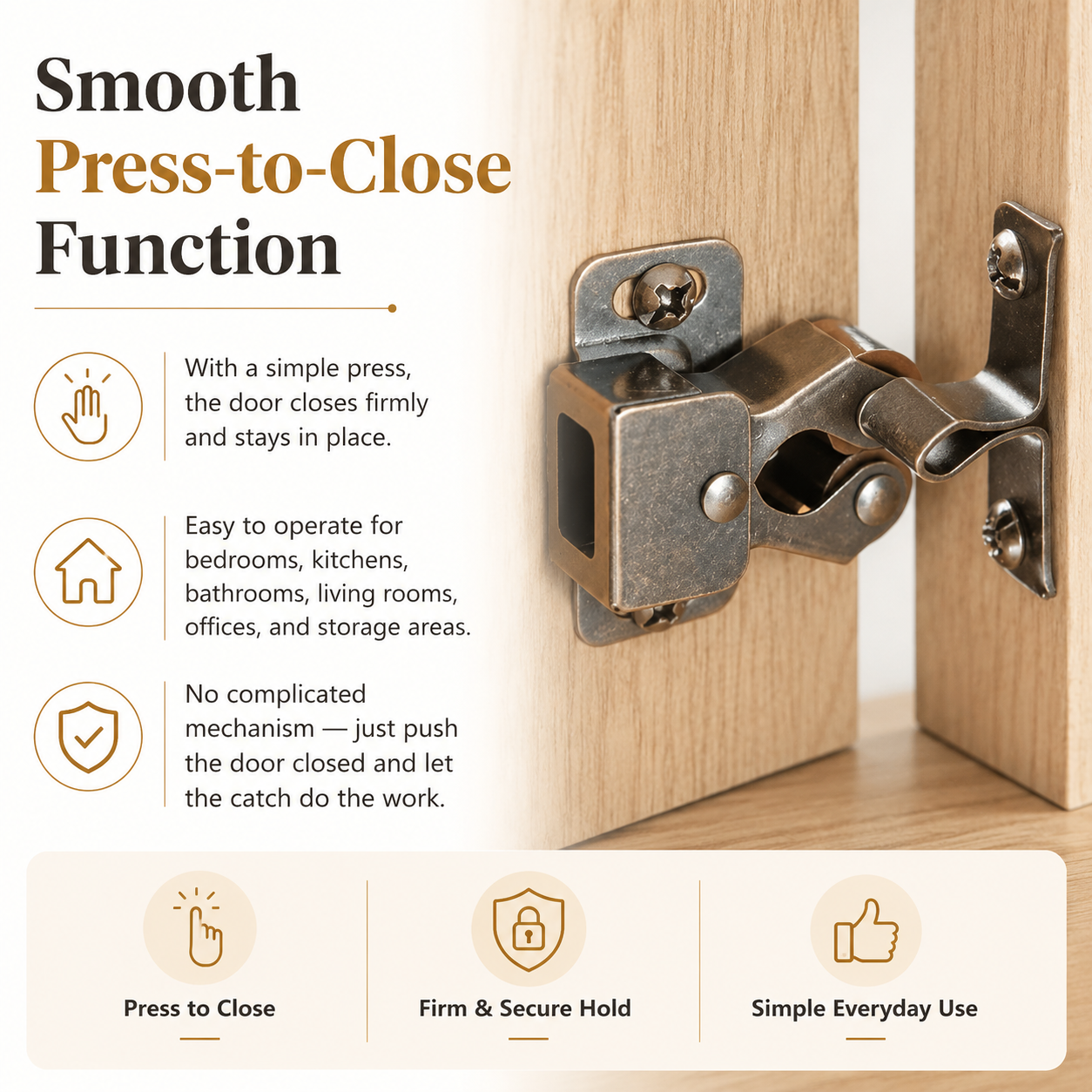 🔥💥 HOT DEAL Save Up To 70%🔩 Reliable Double Roller Catch for Everyday Use thumbnail 3