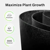 🔥 Hot Sale 69% OFF 🌱5 Pieces 5 Gallon Grow Bag Heavy Duty Aeration Fabric Pots with Handles for Vegetables, Fruits 🪴 thumbnail 3