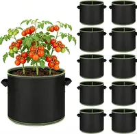 🔥 Hot Sale 69% OFF 🌱5 Pieces 5 Gallon Grow Bag Heavy Duty Aeration Fabric Pots with Handles for Vegetables, Fruits 🪴 thumbnail 8