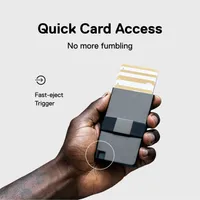 🔥💥 HOT DEAL Save Up To 50%🔥2026 Metal Card Holder Top Layer Leather Trade Men's RFID thumbnail 1