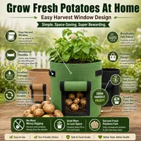 🔥 Hot Sale 59% OFF 🌱Fabric Potato Grow Bag with Harvest Window for Patato or vegetables🪴 thumbnail 1
