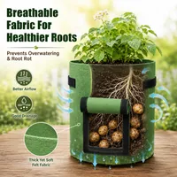 🔥 Hot Sale 59% OFF 🌱Fabric Potato Grow Bag with Harvest Window for Patato or vegetables🪴 thumbnail 3