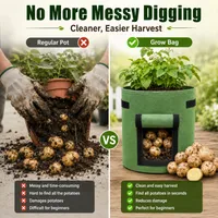 🔥 Hot Sale 59% OFF 🌱Fabric Potato Grow Bag with Harvest Window for Patato or vegetables🪴 thumbnail 6