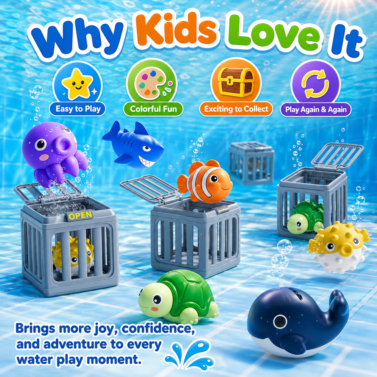 🔥💥 HOT DEAL Save Up To 50%🏊‍♂️ Make Swimming More Fun! 🐟 thumbnail 4