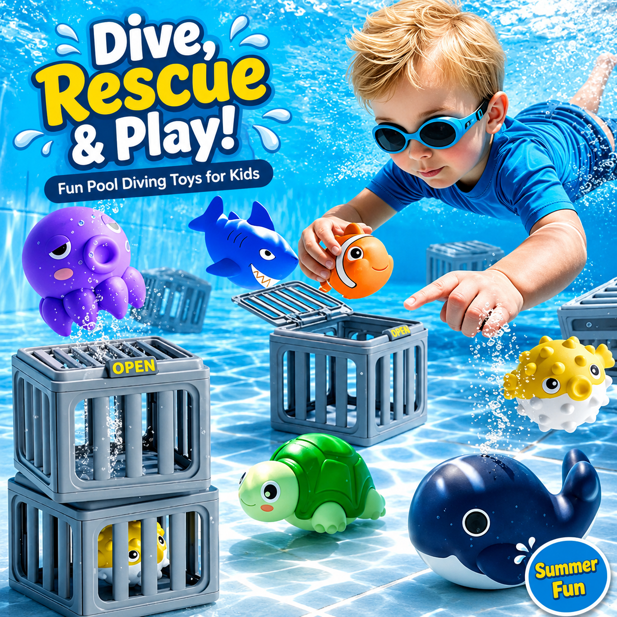 🔥💥 HOT DEAL Save Up To 50%🏊♂️ Make Swimming More Fun! 🐟 - Image 1
