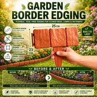 🔥 Hot Sale 59% OFF + Free Shipping 🚧🌱🚧10Pcs/Set Stone-effect garden fence thumbnail 1
