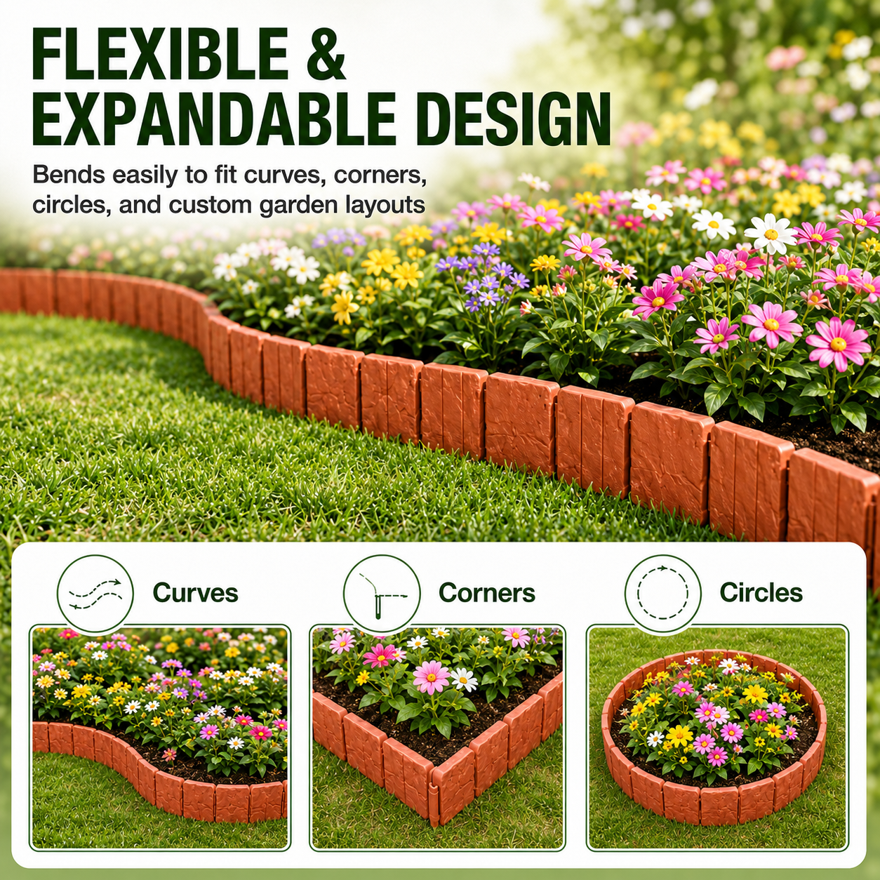 🔥 Hot Sale 59% OFF 🚧🌱🚧10Pcs/Set Stone-effect garden fence thumbnail 5