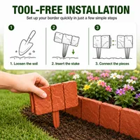 🔥 Hot Sale 59% OFF + Free Shipping 🚧🌱🚧10Pcs/Set Stone-effect garden fence thumbnail 6