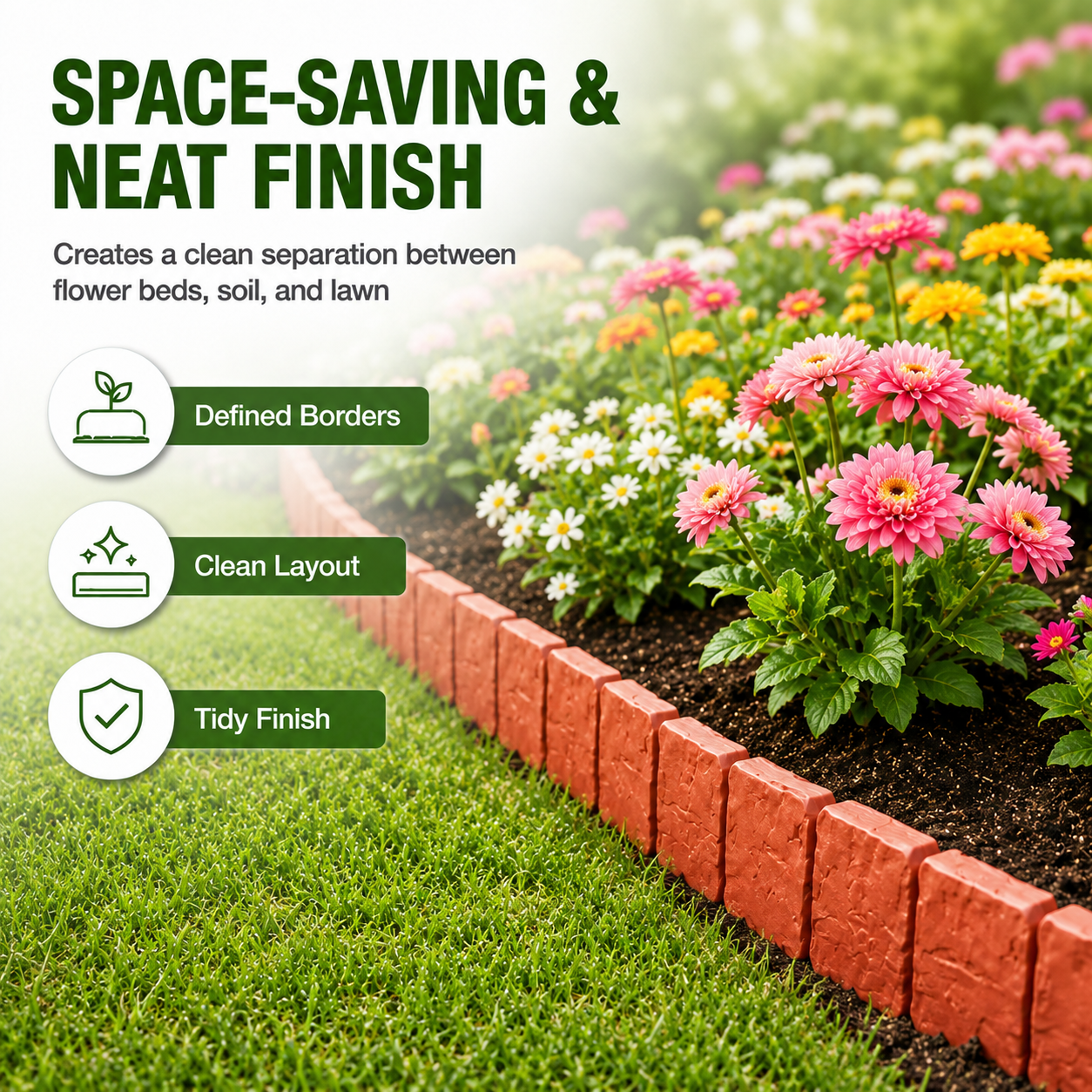🔥 Hot Sale 59% OFF 🚧🌱🚧10Pcs/Set Stone-effect garden fence thumbnail 7