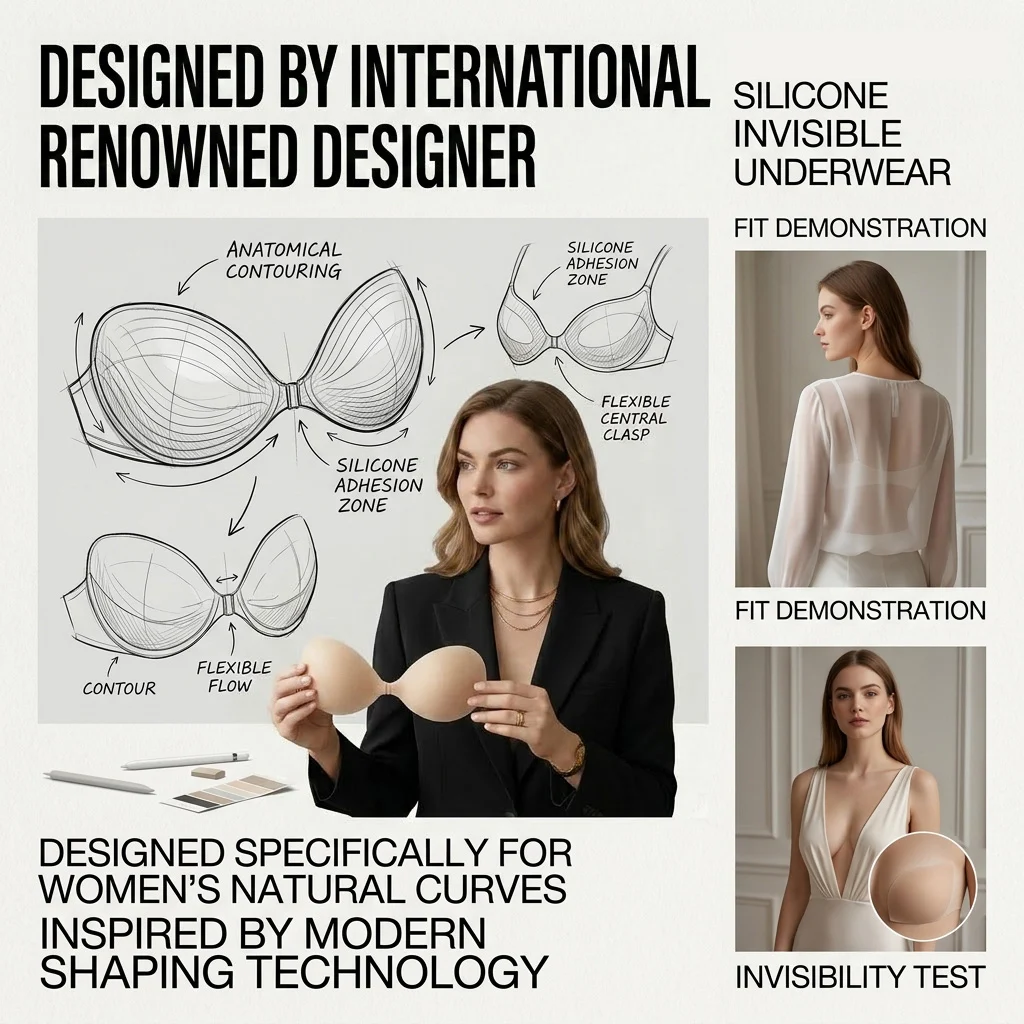 🔥💥 HOT DEAL Save Up To 70% Invisible Lift Bra Inserts thumbnail 4