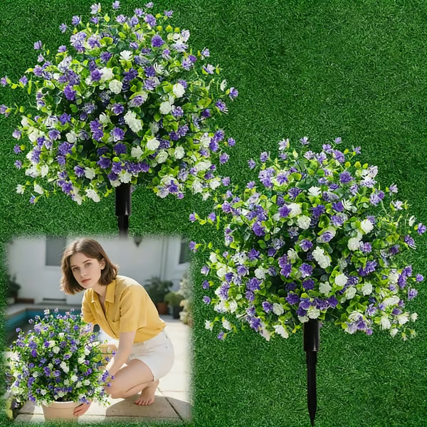 🎁Last Day Sale - 50% Off🔥Artificial Potted Trees With Ground Stakes🌼 thumbnail 3