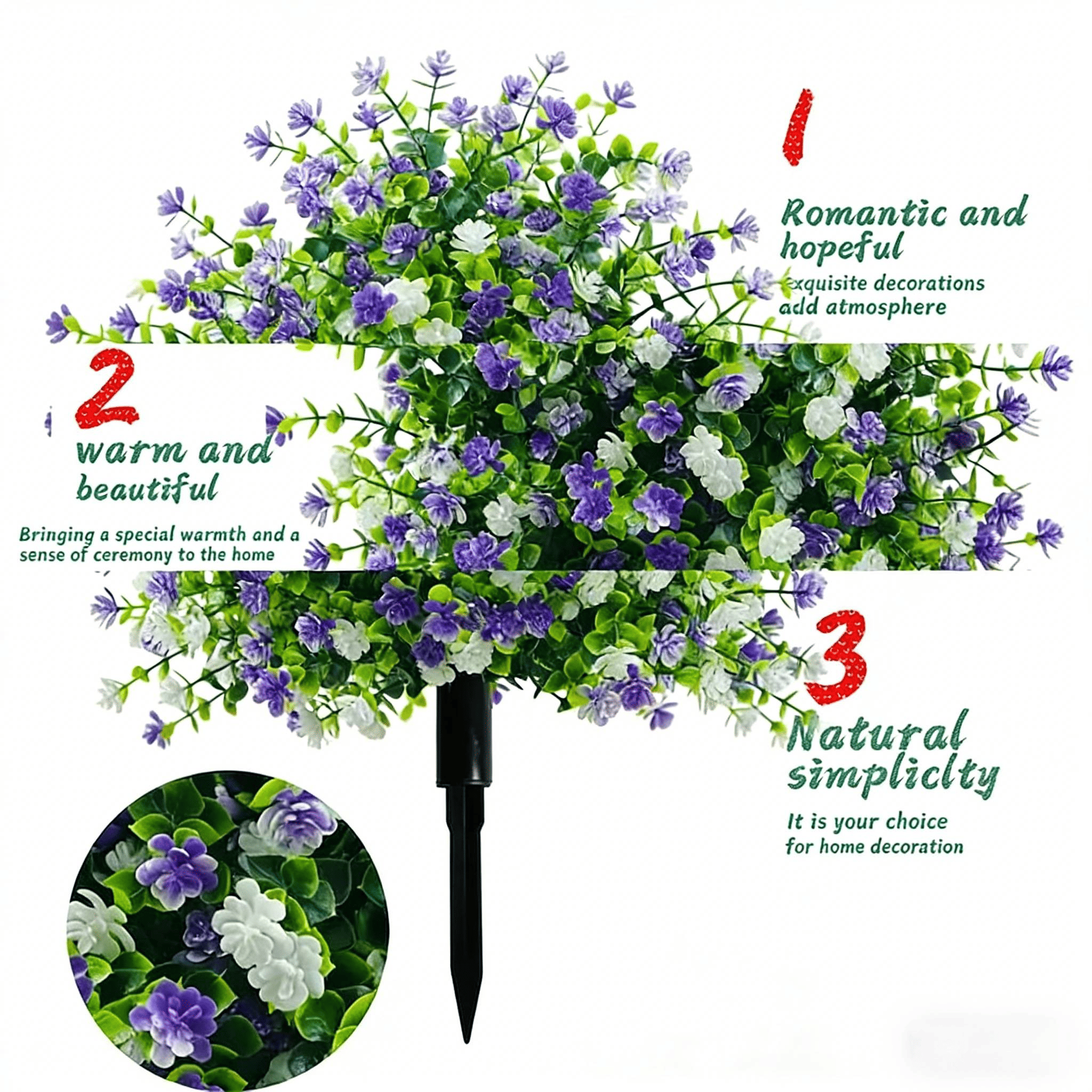 🎁Last Day Sale - 50% Off🔥Artificial Potted Trees With Ground Stakes🌼 thumbnail 4