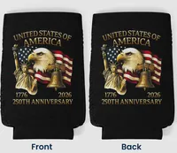 🔥 Hot Sale 59% OFF 4th Of July Usa 250th Anniversary - Can Cooler thumbnail 10
