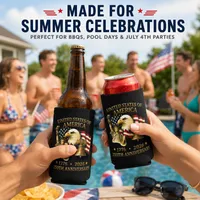 🔥 Hot Sale 59% OFF 4th Of July Usa 250th Anniversary - Can Cooler thumbnail 7