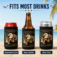 🔥 Hot Sale 59% OFF 4th Of July Usa 250th Anniversary - Can Cooler thumbnail 2