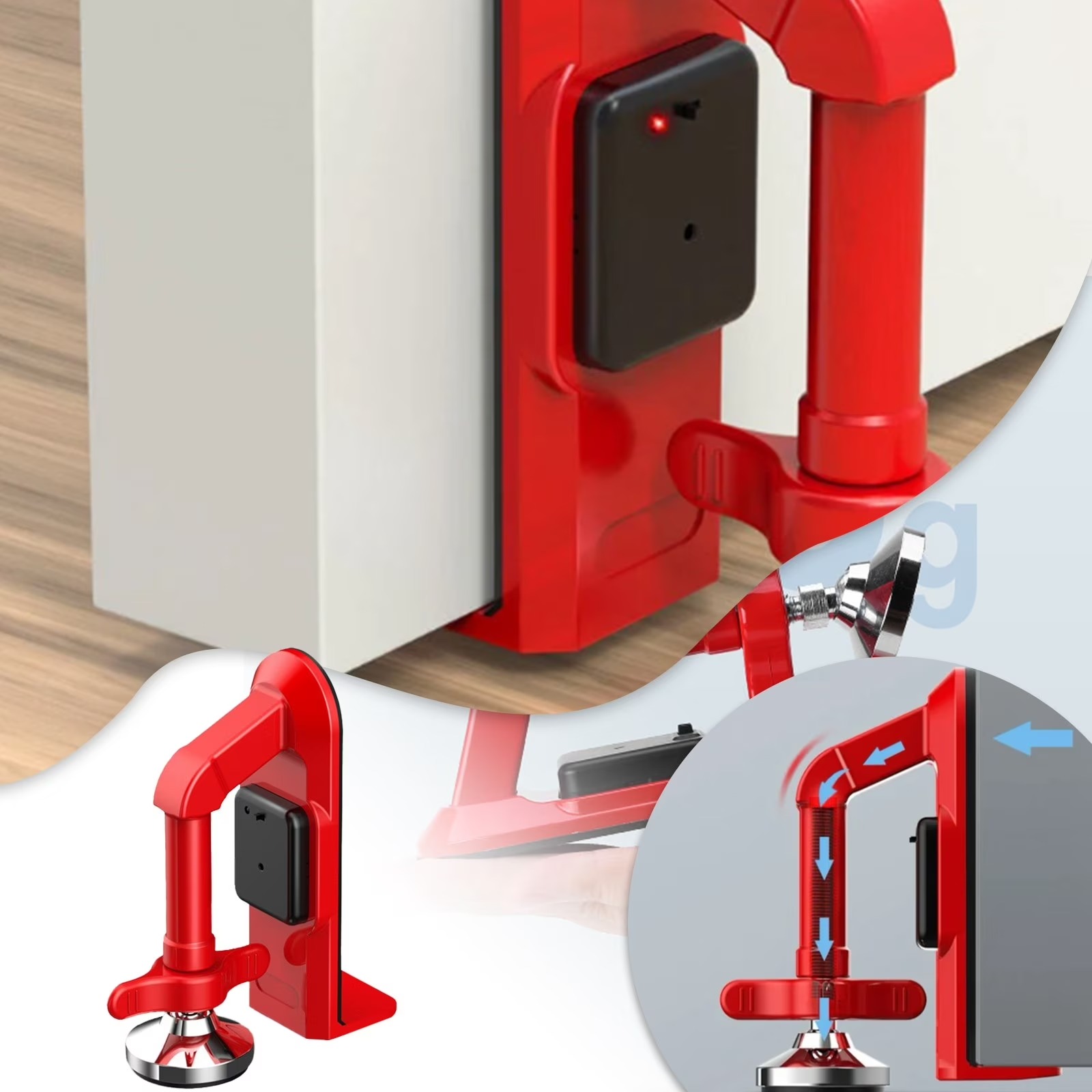 🔥Last Day 50% OFF🚨Portable Alarm Door Stopper - Image 1
