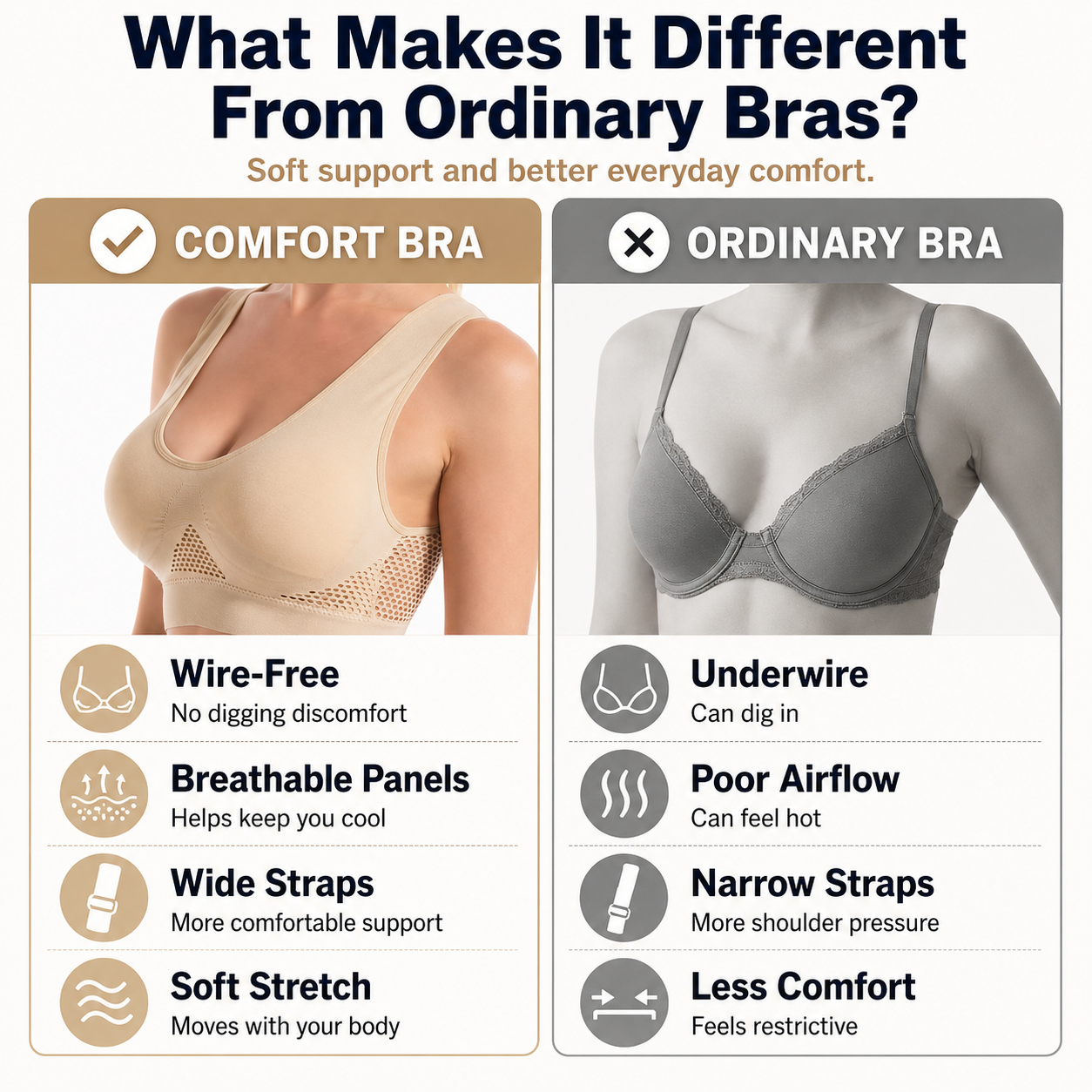 🔥 Limited Deal: Get 50% OFF🔥- Breathable Anti-Sagging Breasts Bra 👙 thumbnail 3