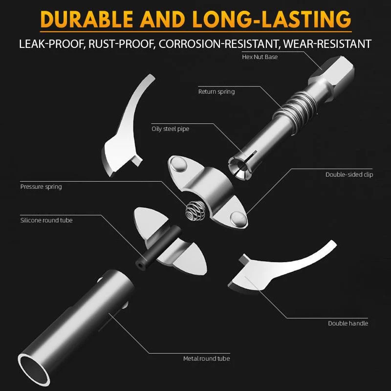 🔩✨ High Pressure Dual Handle Grease Gun Coupler with 360° Swivel for Automotive & Industrial Use 🚗⚙️ thumbnail 9