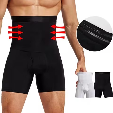 🔥Hot Deal Summer Sale 50%✨Men’s High-Waist Tummy Control Body Shaper Boxer Briefs thumbnail 5