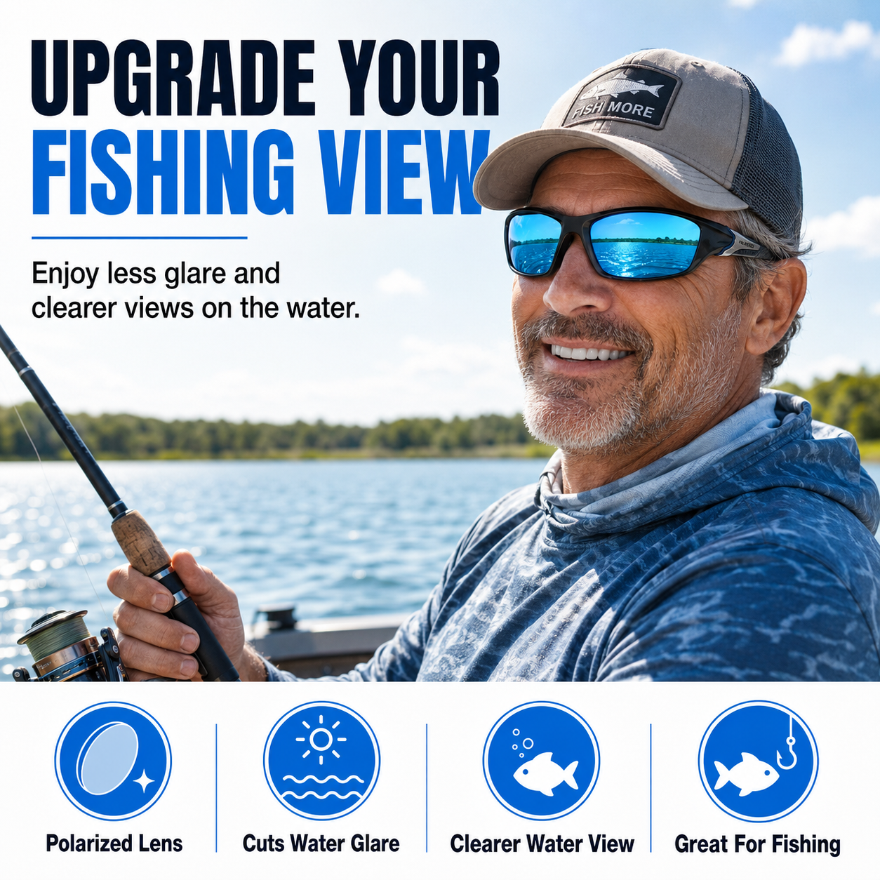 🔥 HOT DEAL — Save Up To 50% Polarized Fishing Sunglasses That Cut Water Glare & Help You See Beneath The Surface 🔥 - Image 1
