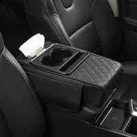 🔥 HOT DEAL — Save Up To 60% 🚗 Car Console Organizer – PU Leather Armrest, Side Storage, Cup Holder thumbnail 12