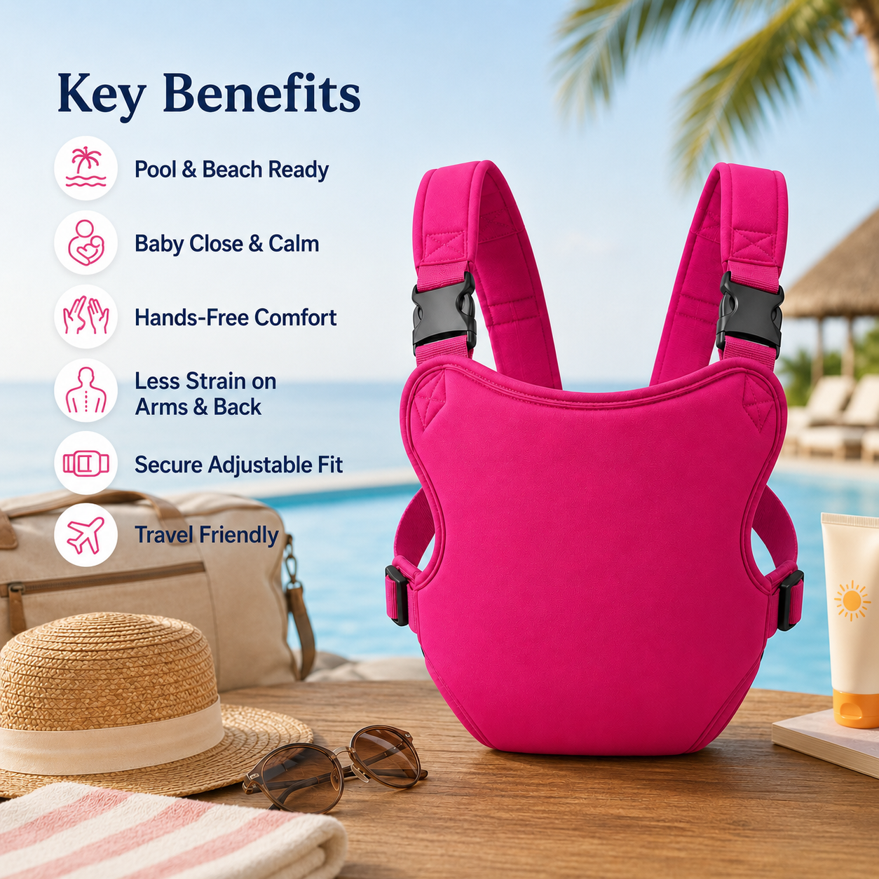 🔥Hot Deal Summer Sale 50%✨Ergonomic Baby Carrier That Keeps Baby Close and Supported thumbnail 8