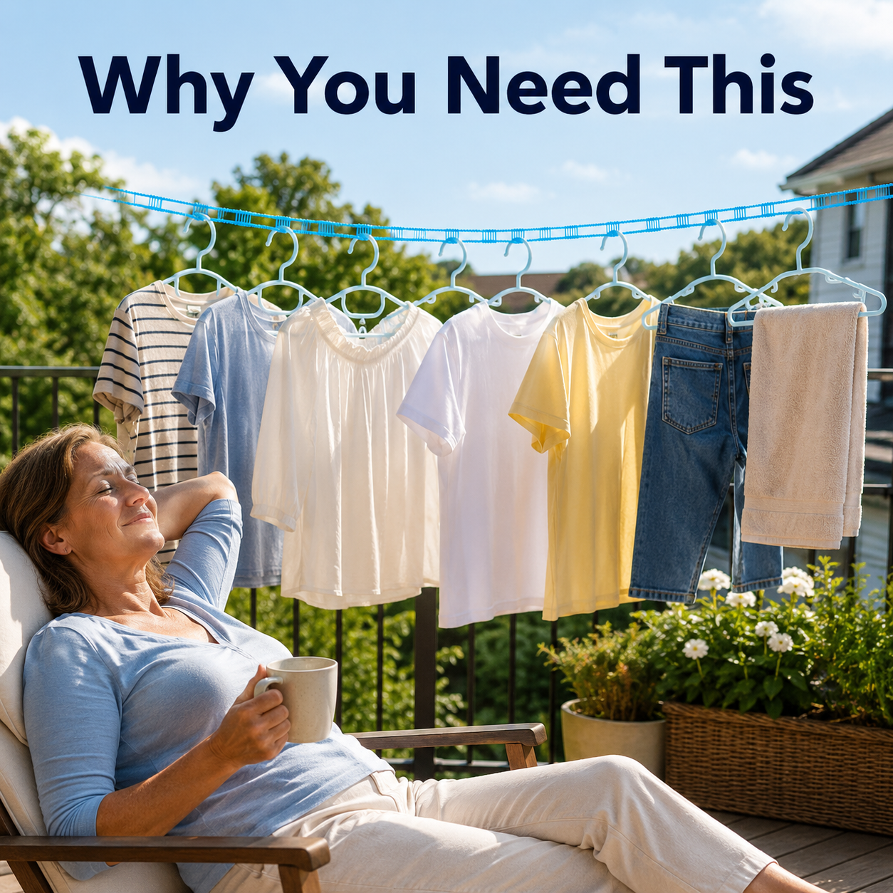 🔥Save 50% This Summer 🔥- Keep Fresh Laundry From Falling In The Wind 🍃 thumbnail 2