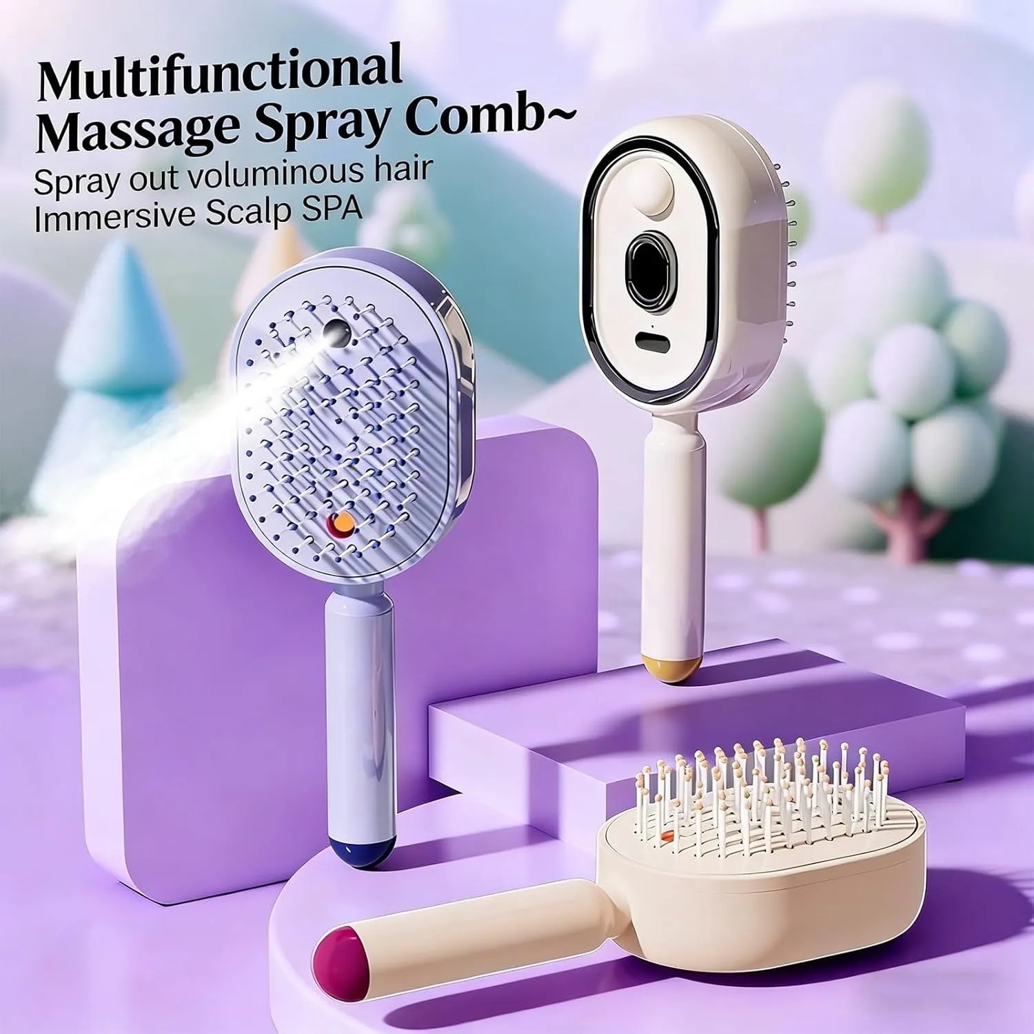 🔥2026 Electric Steaming Massage Hair Care Brush thumbnail 8