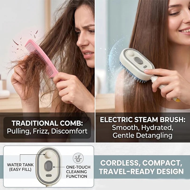 🔥2026 Electric Steaming Massage Hair Care Brush thumbnail 4