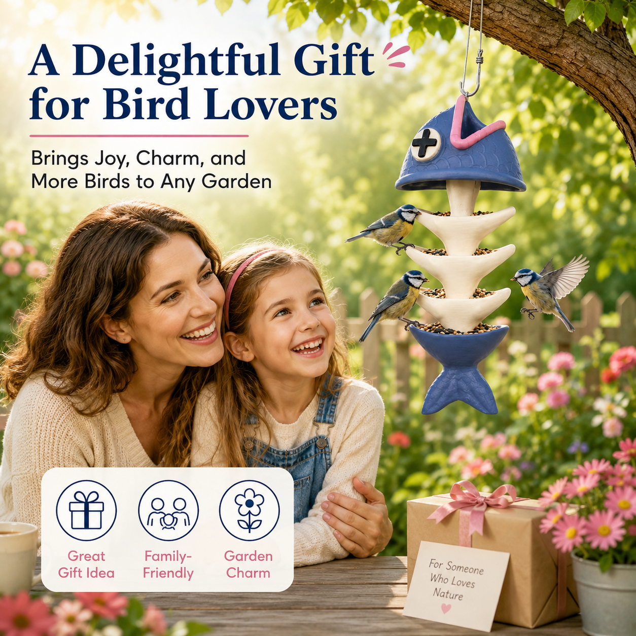 🔥 Hot Sale 59% OFF +Free Shipping 🚚🐦 Unique Fishbone Bird Feeder – Fun Garden Decor for Bird Lovers thumbnail 9