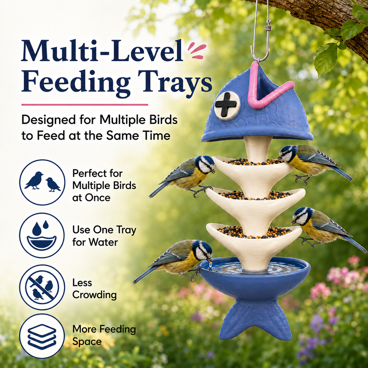 🔥 Hot Sale 59% OFF +Free Shipping 🚚🐦 Unique Fishbone Bird Feeder – Fun Garden Decor for Bird Lovers thumbnail 2