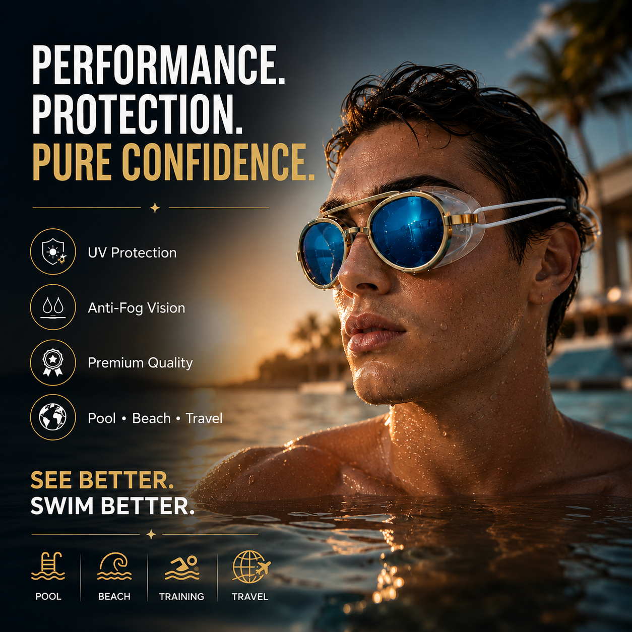 🔥Hot Deal Summer Sale 50%✨Anti-Fog Swim Goggles🏊‍♂️☀️ thumbnail 8