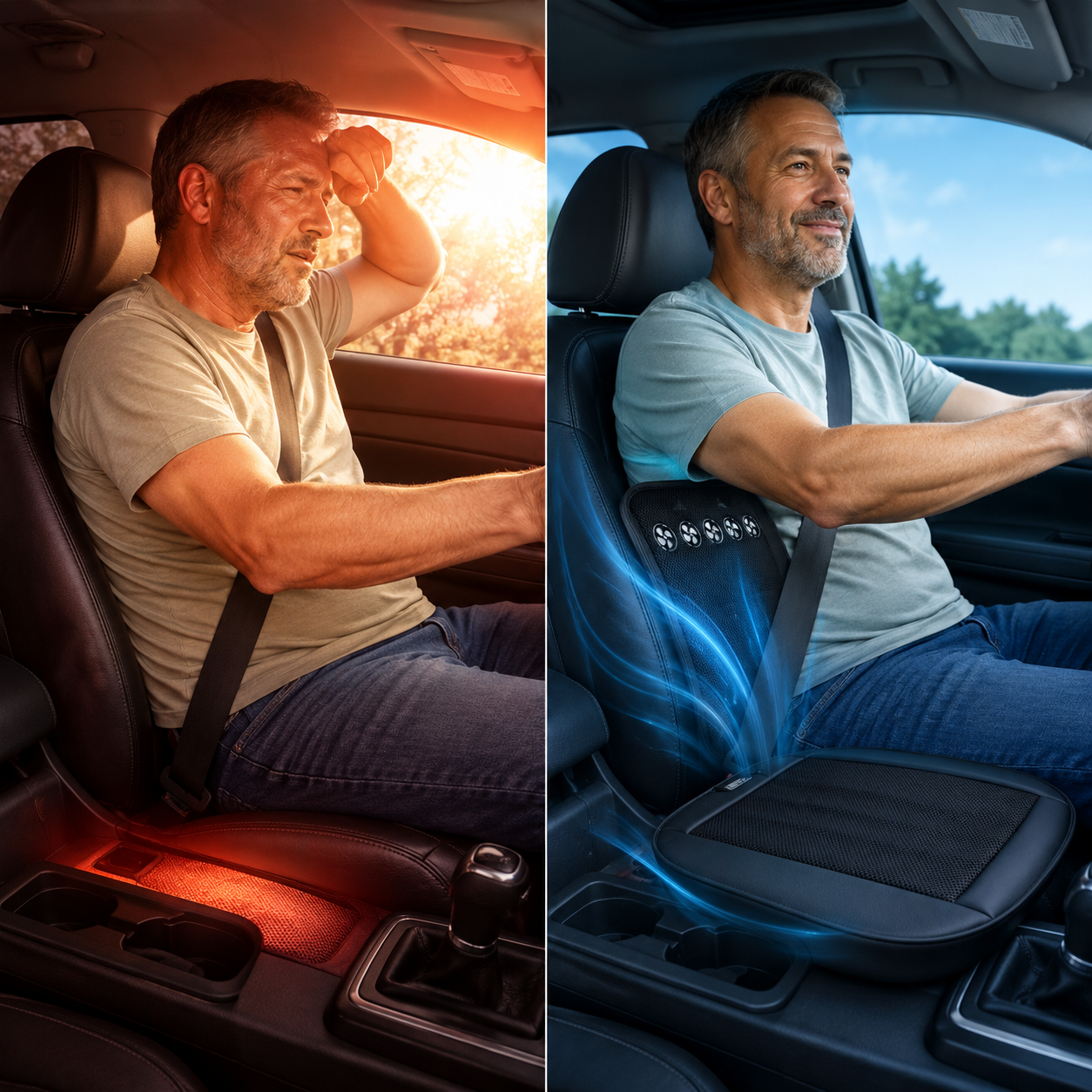 🚗 Summer Driving Sale Up To 50% Today 🔥- CoolDrive™ Seat Cooling Fan Cushion ❄️ thumbnail 6