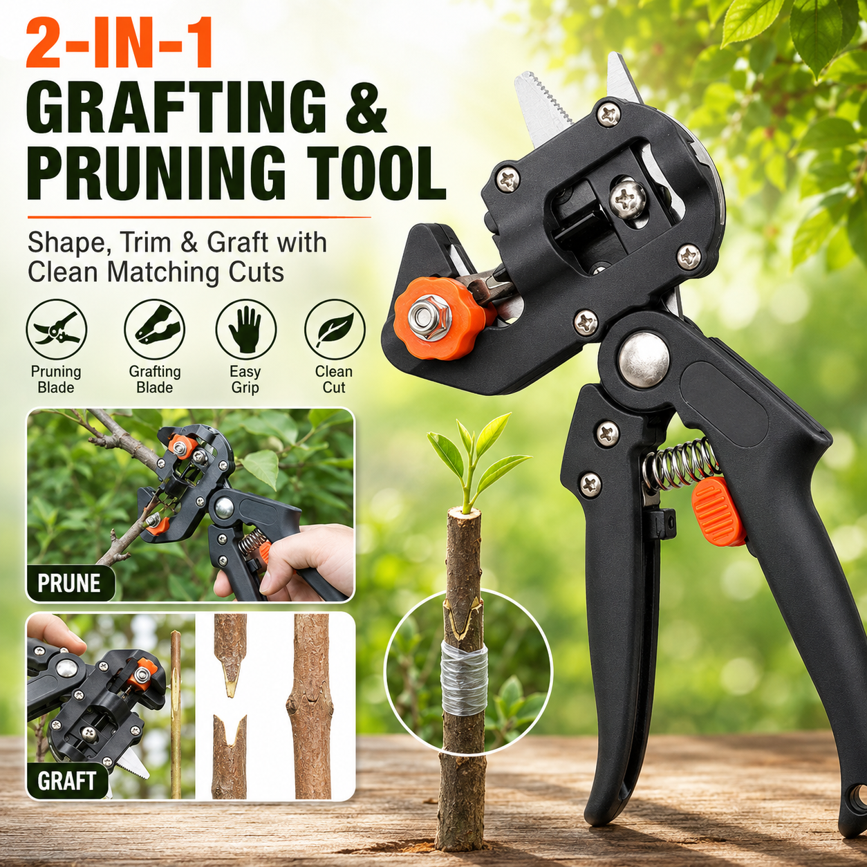 🔥59% OFF + Free Shipping✂️🌳2-in-1 Grafting & Pruning Tool for Cleaner Cuts✂️ - Image 1