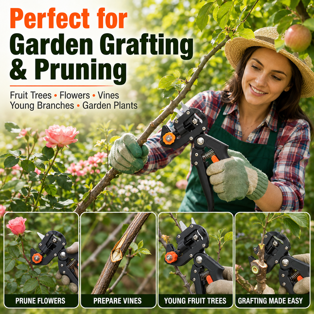 🔥59% OFF + Free Shipping✂️🌳2-in-1 Grafting & Pruning Tool for Cleaner Cuts✂️ thumbnail 2