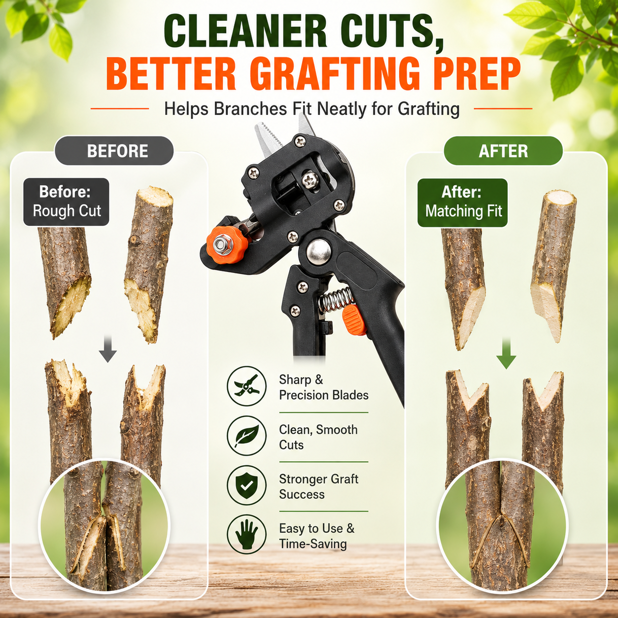 🔥59% OFF + Free Shipping✂️🌳2-in-1 Grafting & Pruning Tool for Cleaner Cuts✂️ thumbnail 7