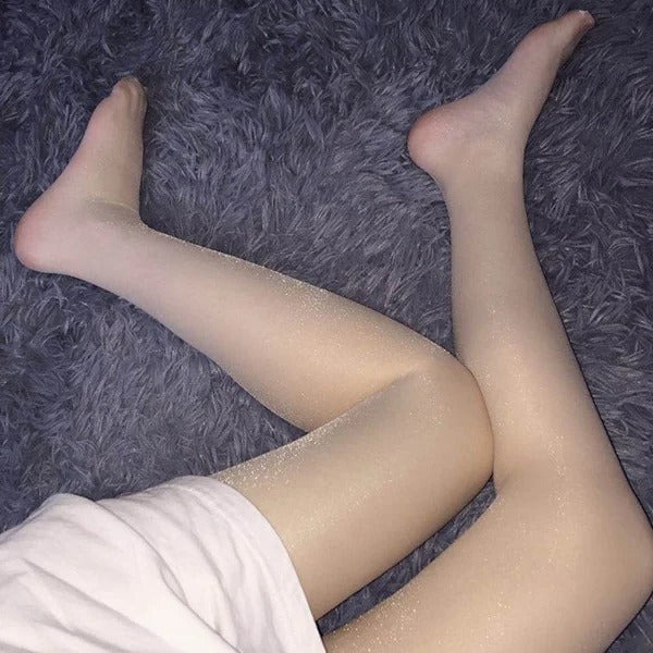 🧦 BUY 2 GET 1 FREE! 🎉 Pearlescent Silk Stockings – Sexy, Smooth & Elegant Sheen ✨📦 thumbnail 2