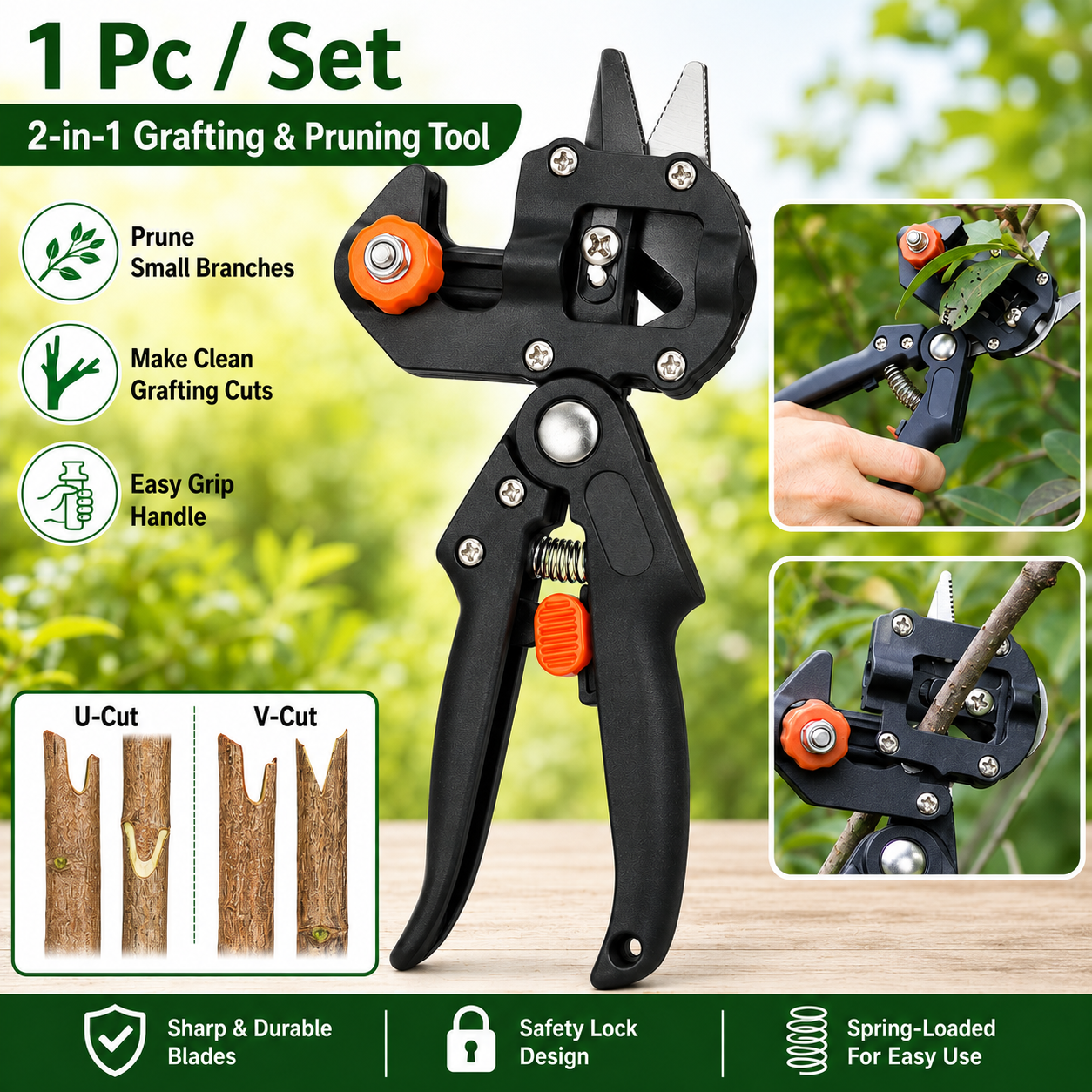 🔥59% OFF + Free Shipping✂️🌳2-in-1 Grafting & Pruning Tool for Cleaner Cuts✂️ thumbnail 10