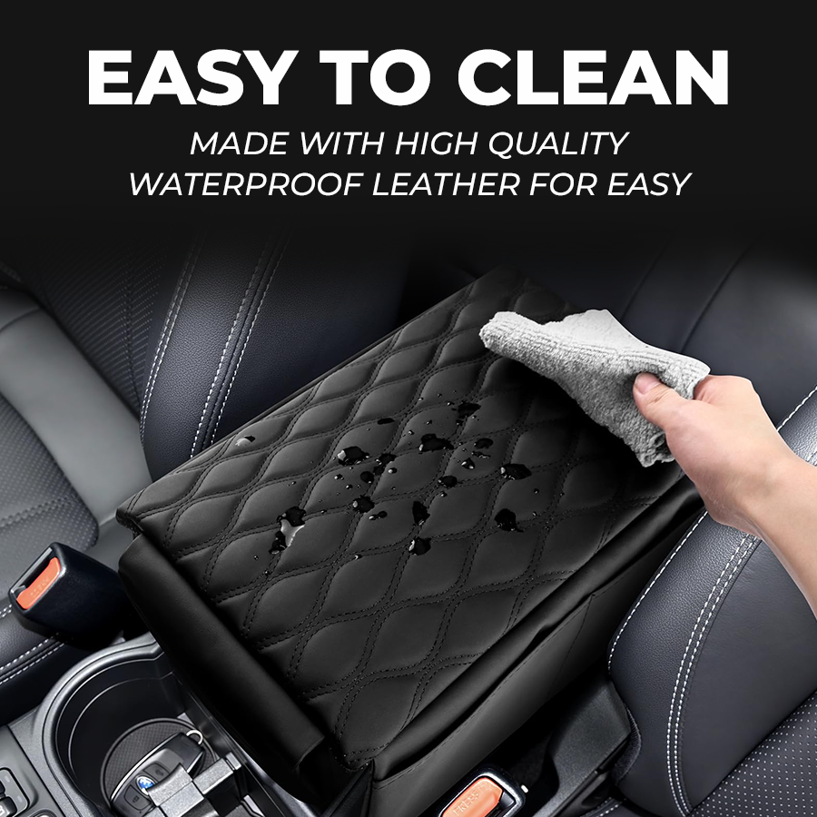 🔥Last Day 50% OFF🔥Premium Leather Car Armrest Pad with Storage thumbnail 5