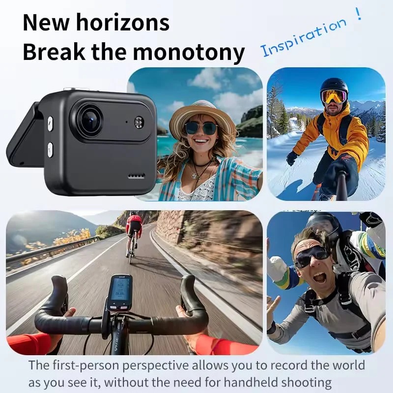 ⏰Limited Sale 50% OFF💥VlogCam Mini Flip-Screen Action Camera thumbnail 2