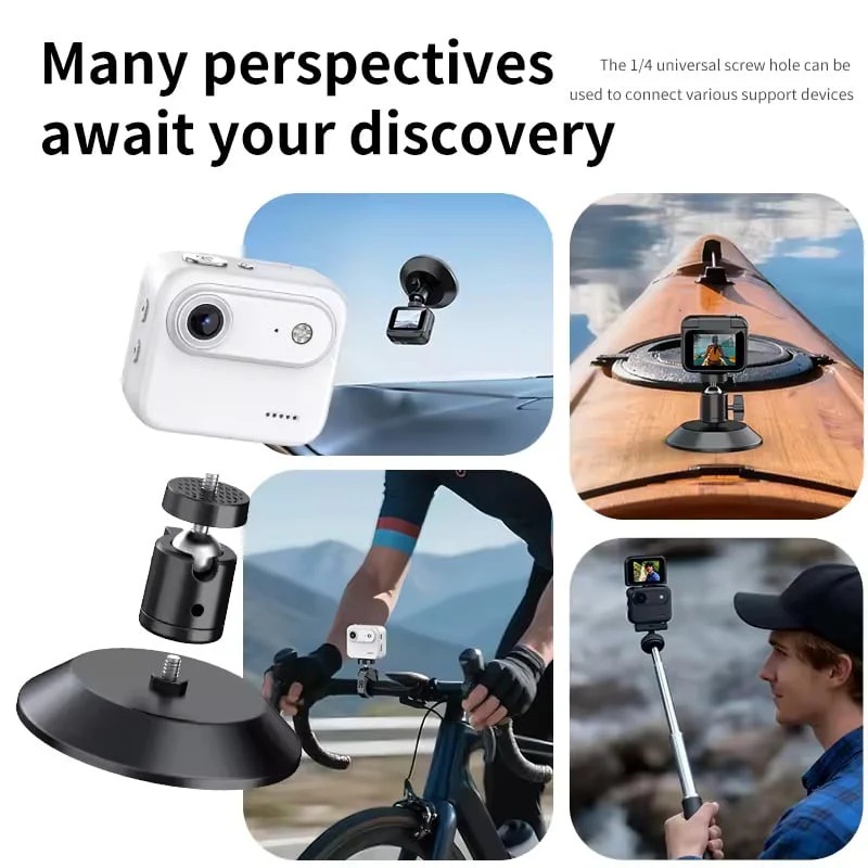 ⏰Limited Sale 50% OFF💥VlogCam Mini Flip-Screen Action Camera thumbnail 4