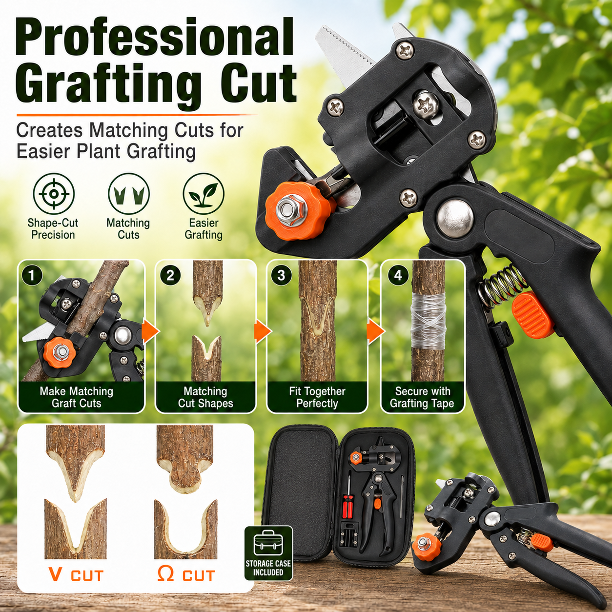 🔥59% OFF + Free Shipping✂️🌳2-in-1 Grafting & Pruning Tool for Cleaner Cuts✂️ thumbnail 5