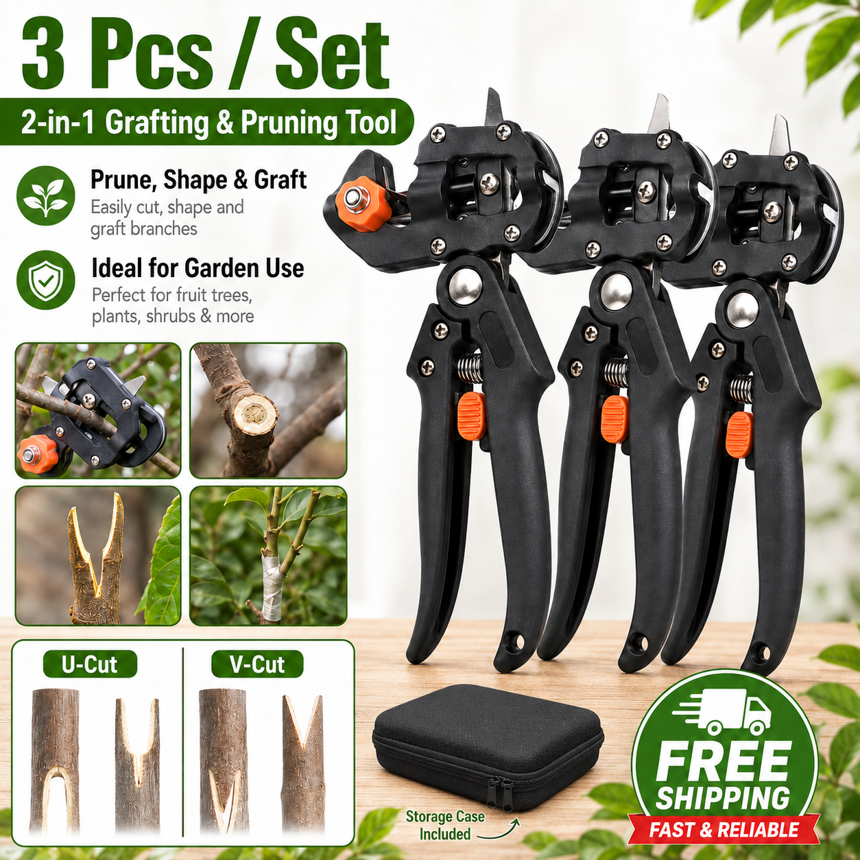 🔥59% OFF + Free Shipping✂️🌳2-in-1 Grafting & Pruning Tool for Cleaner Cuts✂️ thumbnail 12