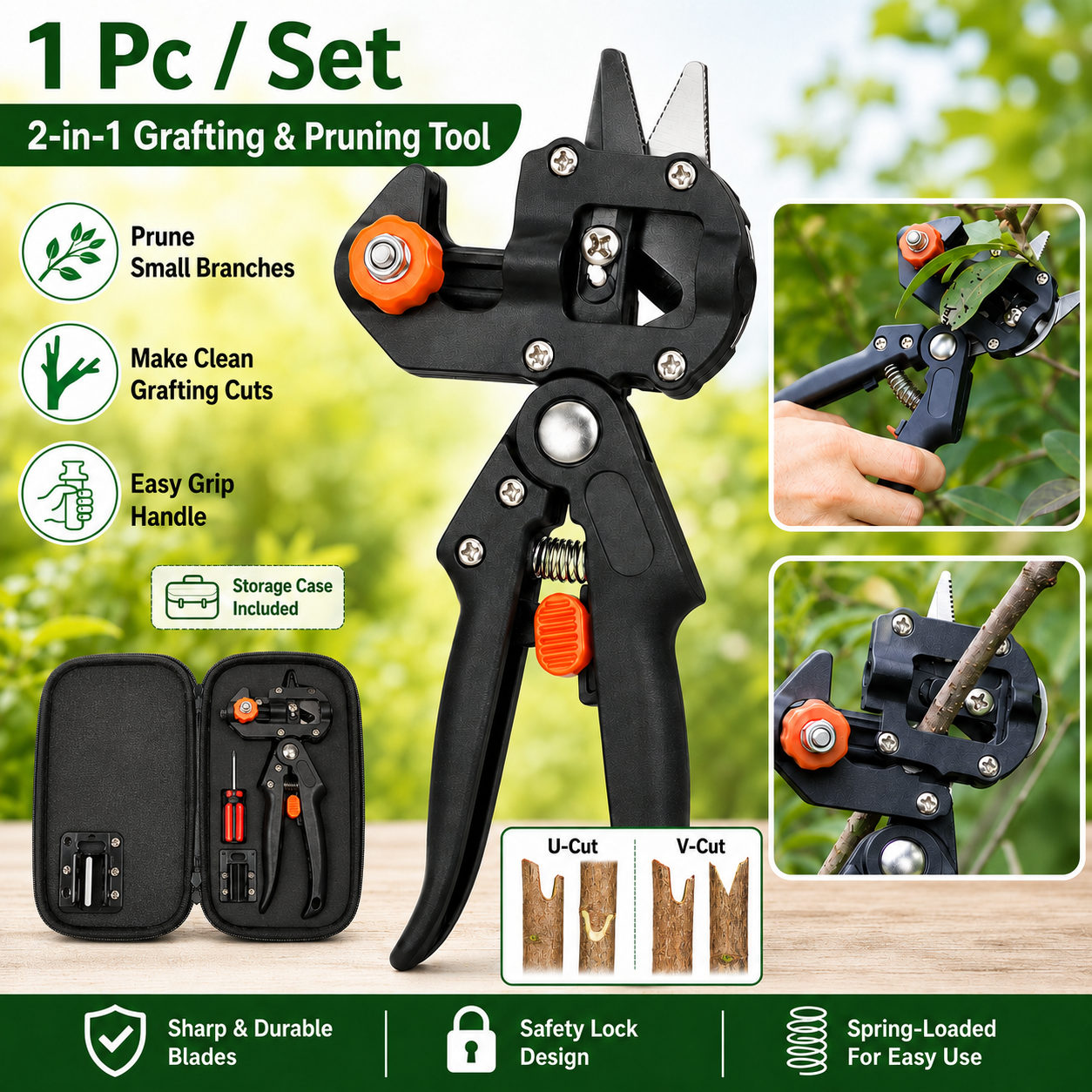 🔥59% OFF + Free Shipping✂️🌳2-in-1 Grafting & Pruning Tool for Cleaner Cuts✂️ thumbnail 10