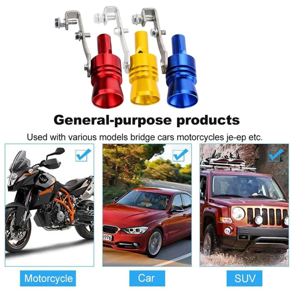 🔥 HOT DEAL Save Up To 50% Turbine Sound Exhaust Whistle For Cars Motorcycles🏎️ thumbnail 9