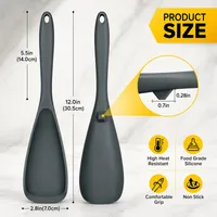 🔥Free Shipping🔥Multifunction Cooking Spoon Spatula for Non Stick Cookware BPA Free One Piece Design thumbnail 8