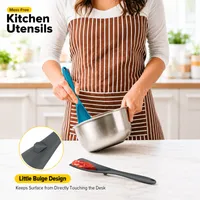 🔥Free Shipping🔥Multifunction Cooking Spoon Spatula for Non Stick Cookware BPA Free One Piece Design thumbnail 4