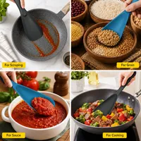 🔥Free Shipping🔥Multifunction Cooking Spoon Spatula for Non Stick Cookware BPA Free One Piece Design thumbnail 7